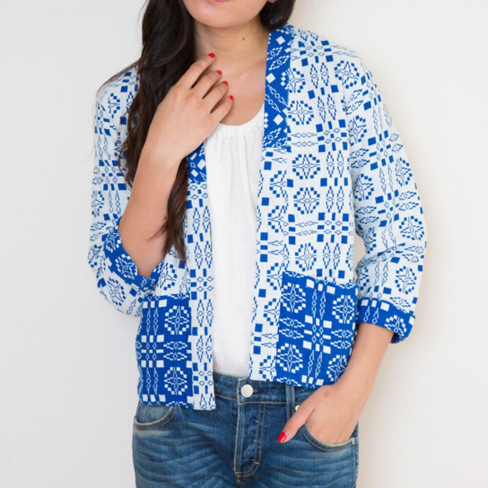 Ace & Jig Haiku Jacket in Natural Cardiff XS